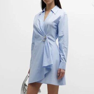 NWT Tanya Taylor Winnie Dress Oxford Blue size 14